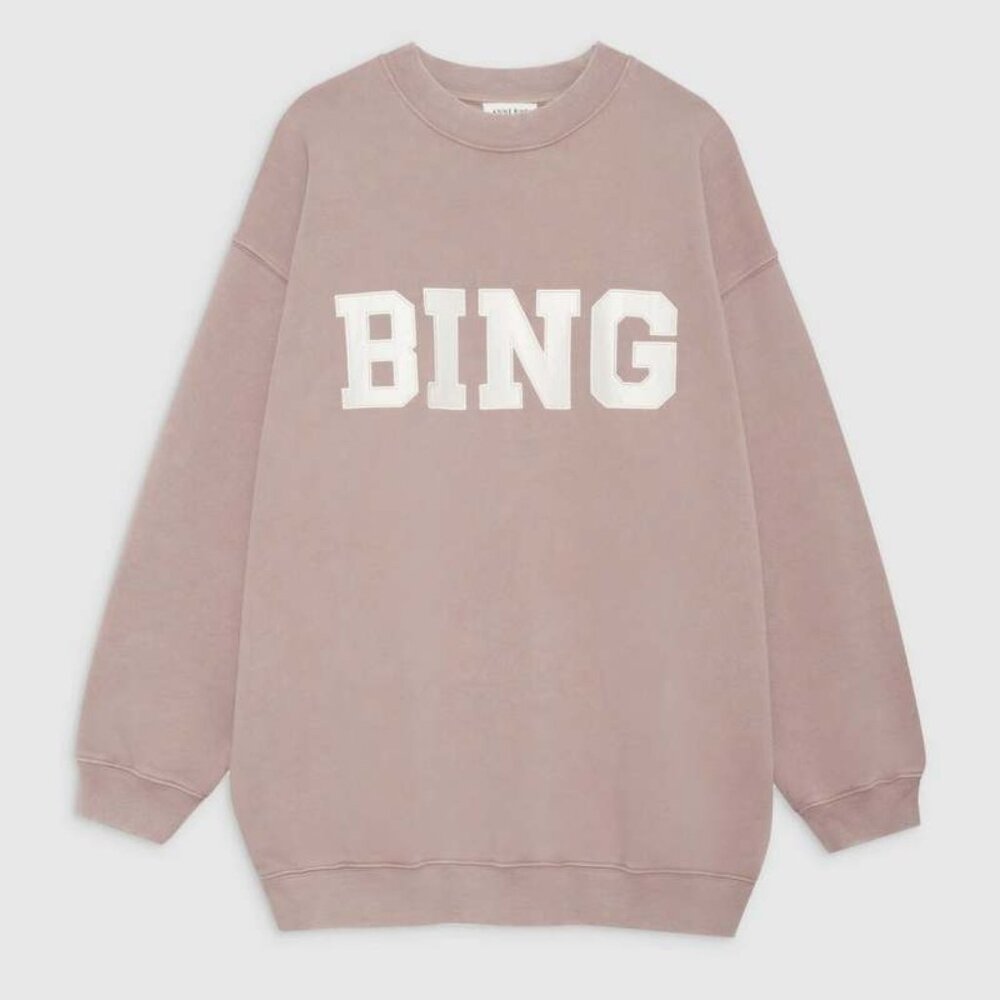 Anine Bing Satin Bing Tyler Sweatshirt